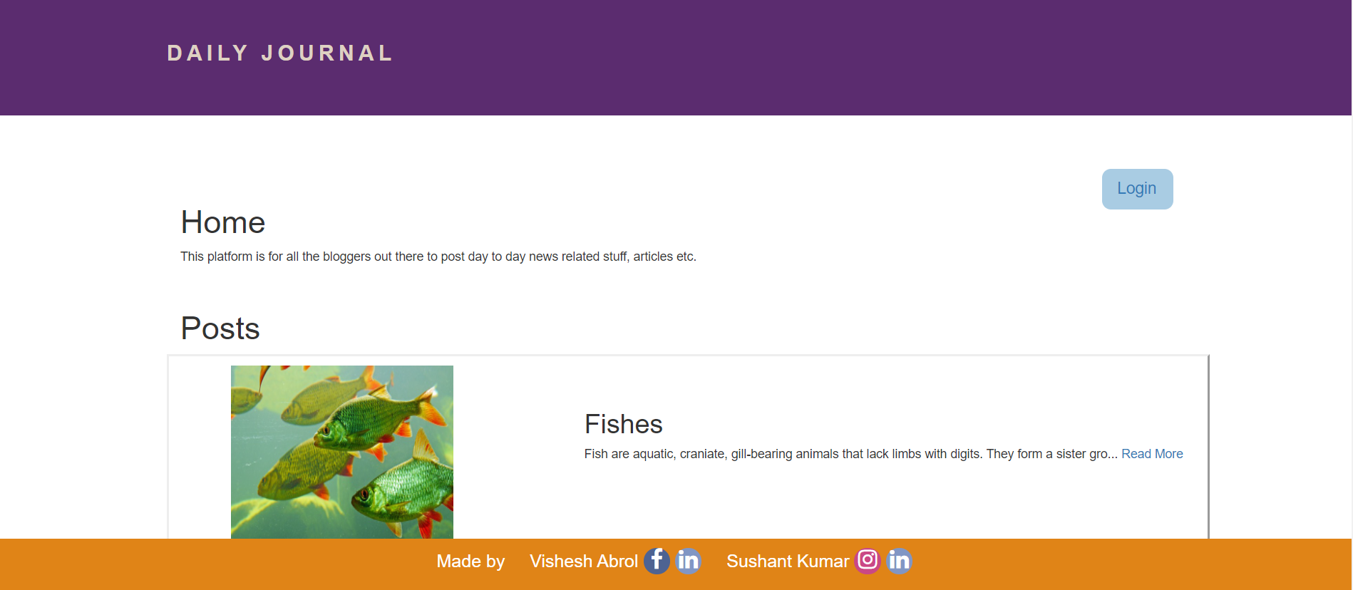 blogging website